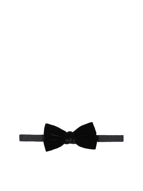 yves saint laurent ties|men's black velvet bow tie.